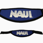 PASEK DO MASKI Z LOGO NAUI - NIEBIESKI